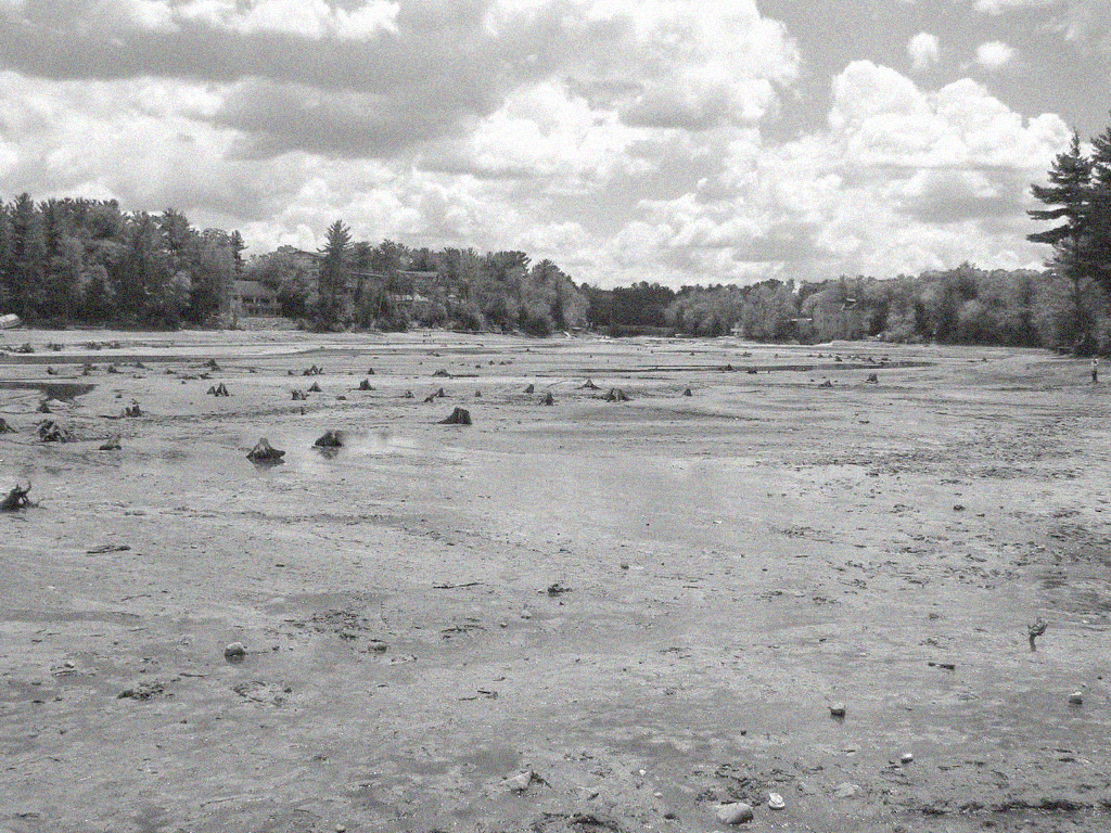 barren lakebed